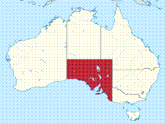 Map of South Australia