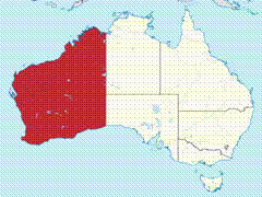 Map of Western Australia